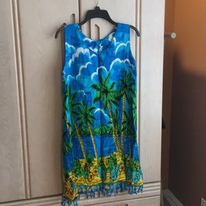 Tropical sundress/coverup